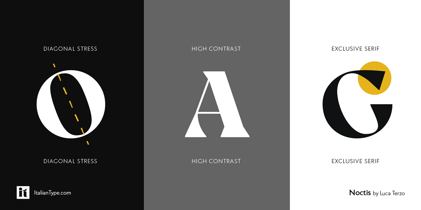 Noctis Heavy Italic Font preview